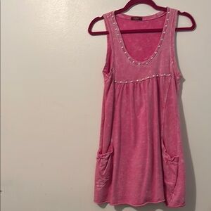 T Party Fashion Pink Mini Dress